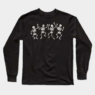 Spooky, scary skeletons Long Sleeve T-Shirt